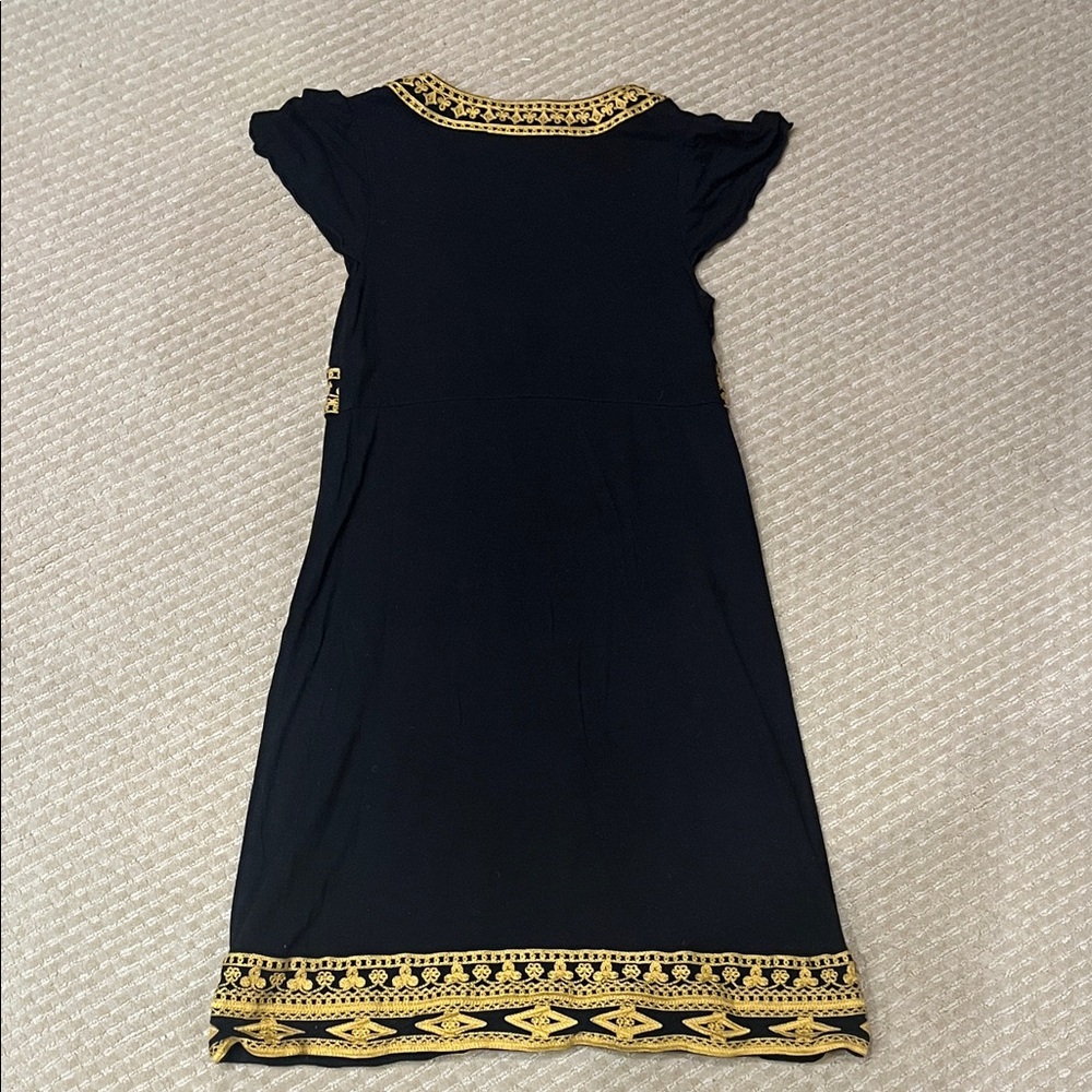 INC International Concepts Black and Gold Dress - Picture 5 of 5